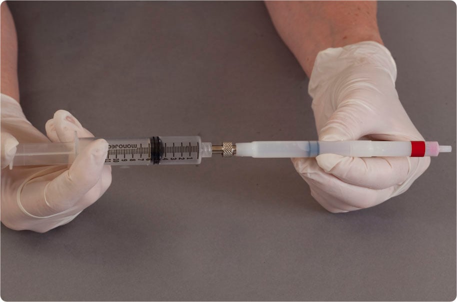 User Instructions Cleaning the syringes